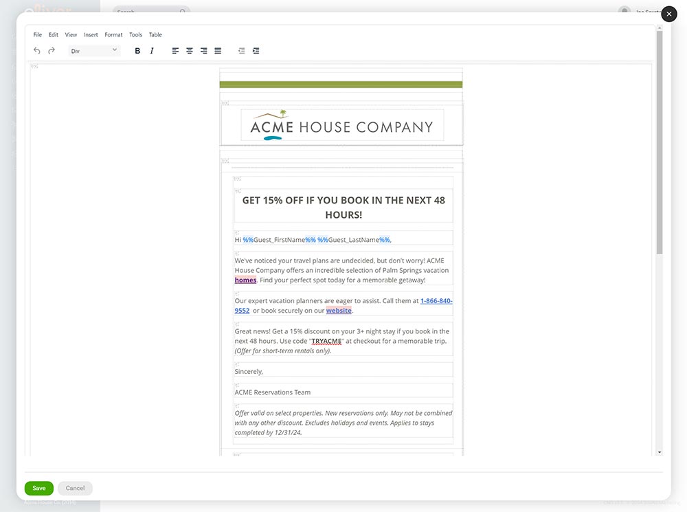 Create personalized emails